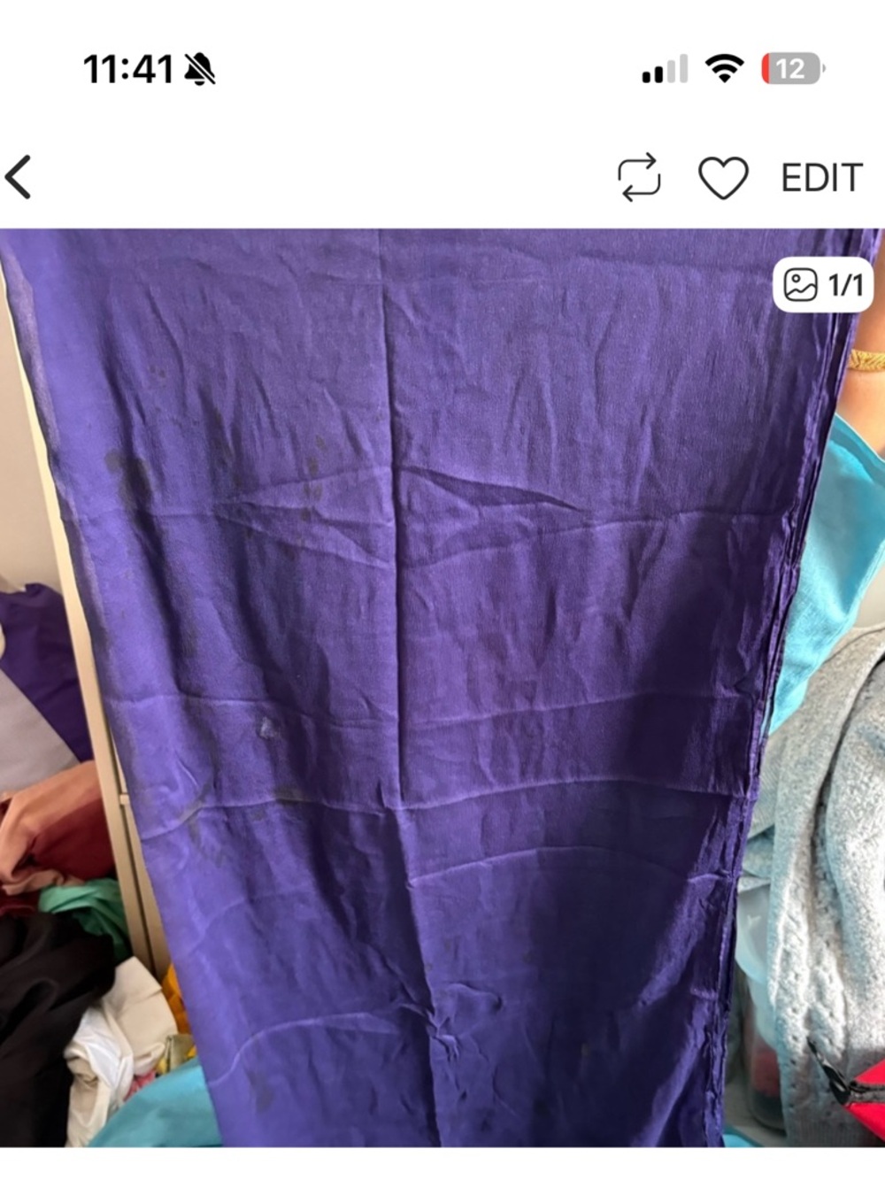 Deep Purple Rayon Dupatta
